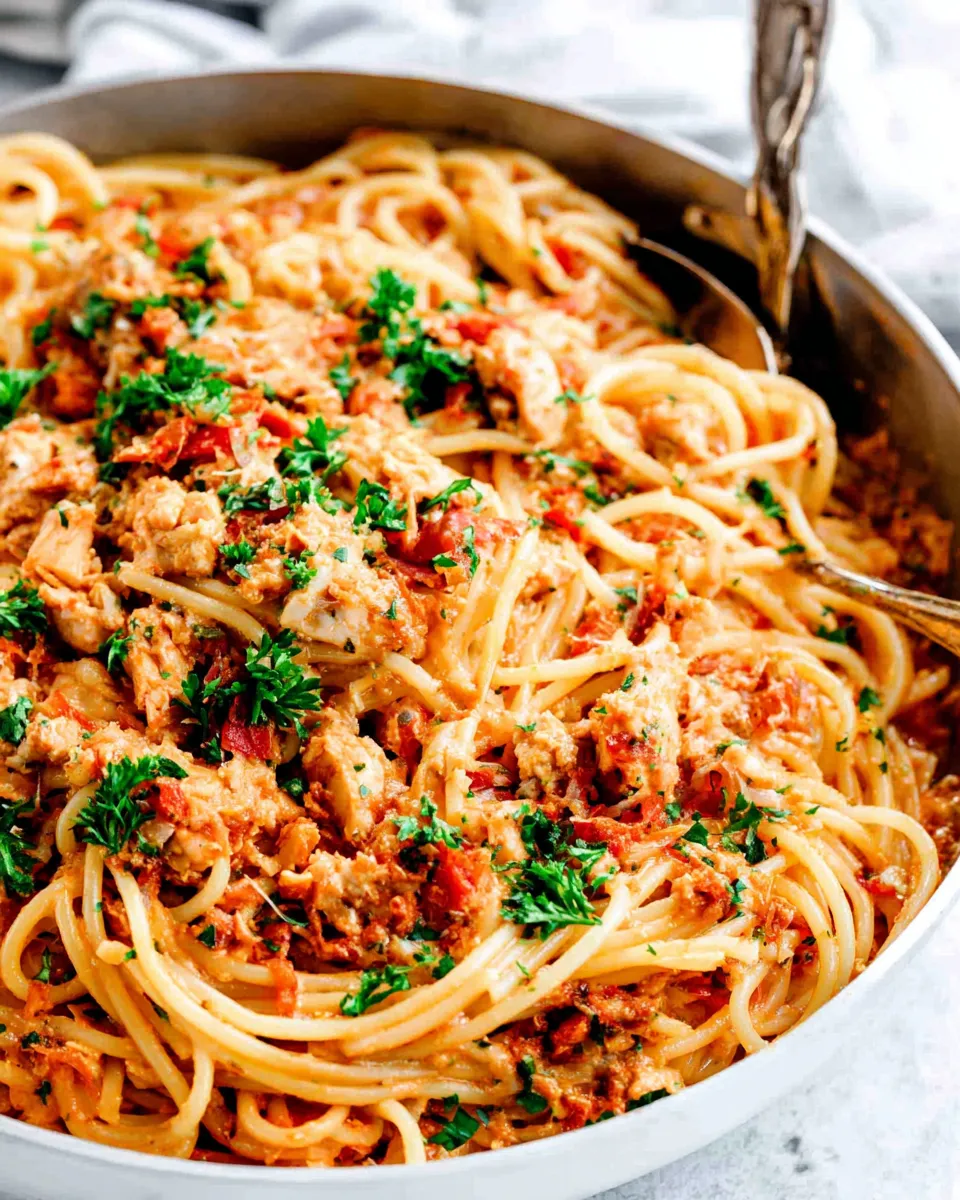 Homemade Easy Chicken Spaghetti photo
