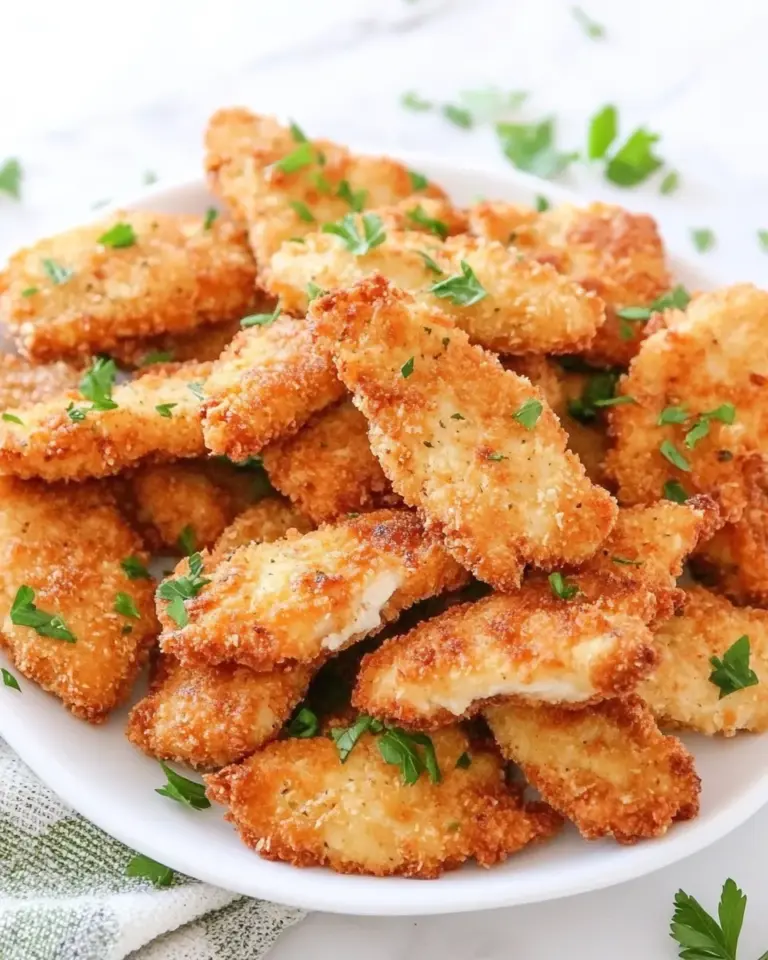 Homemade Easy Chicken Strips Recipe (Giant Chicken Nuggets) photo