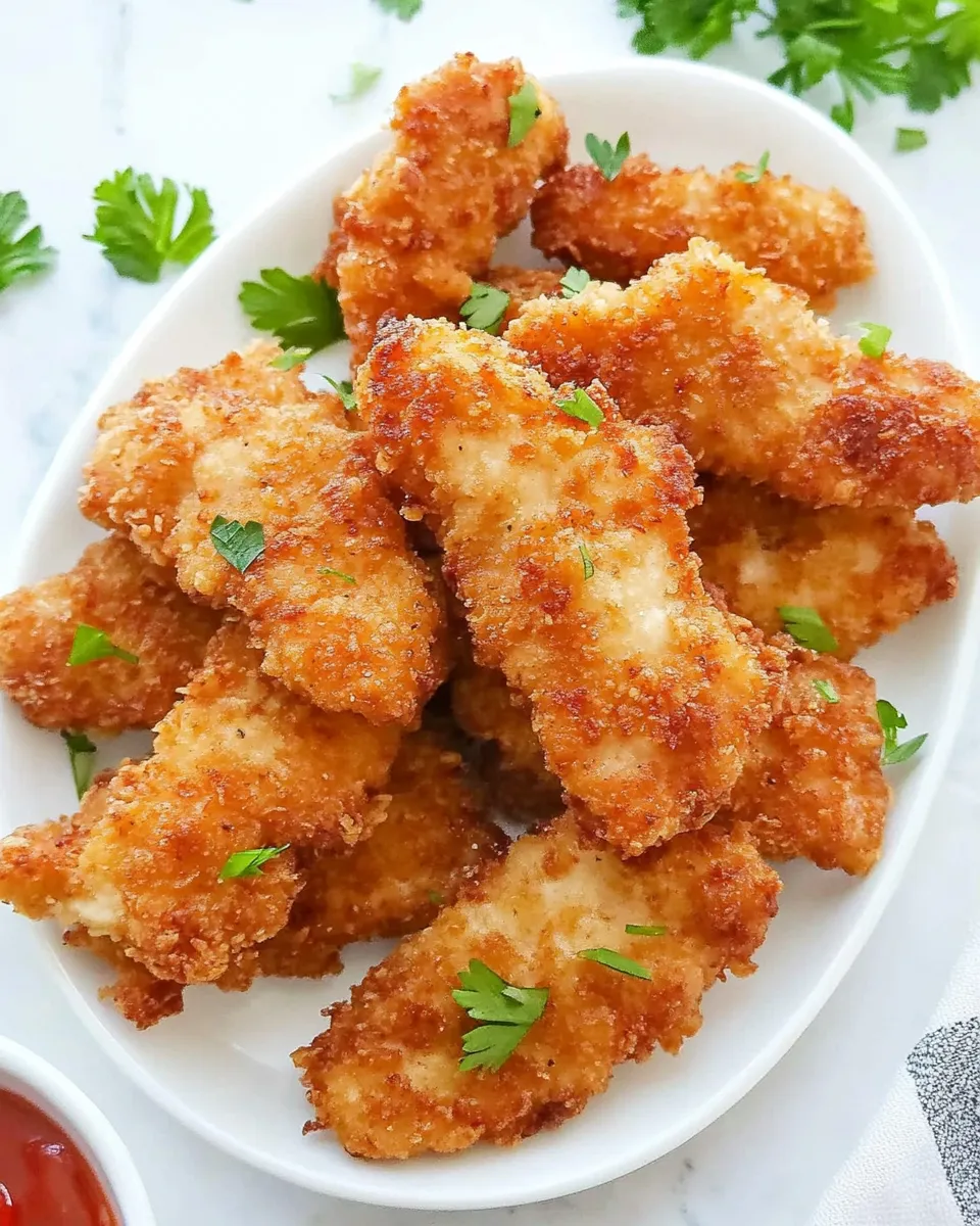 Easy Easy Chicken Strips Recipe (Giant Chicken Nuggets) picture