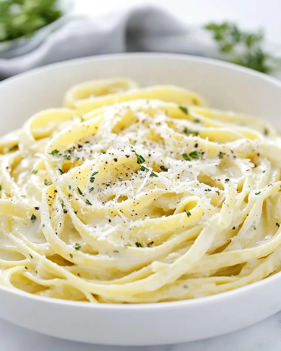 Classic Easy Fettuccine Alfredo image