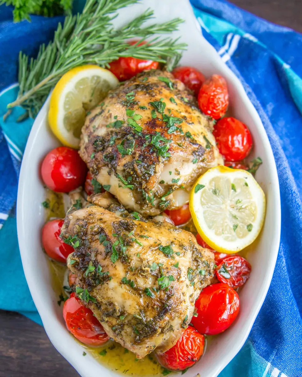 Classic Easy Greek Chicken recipe image