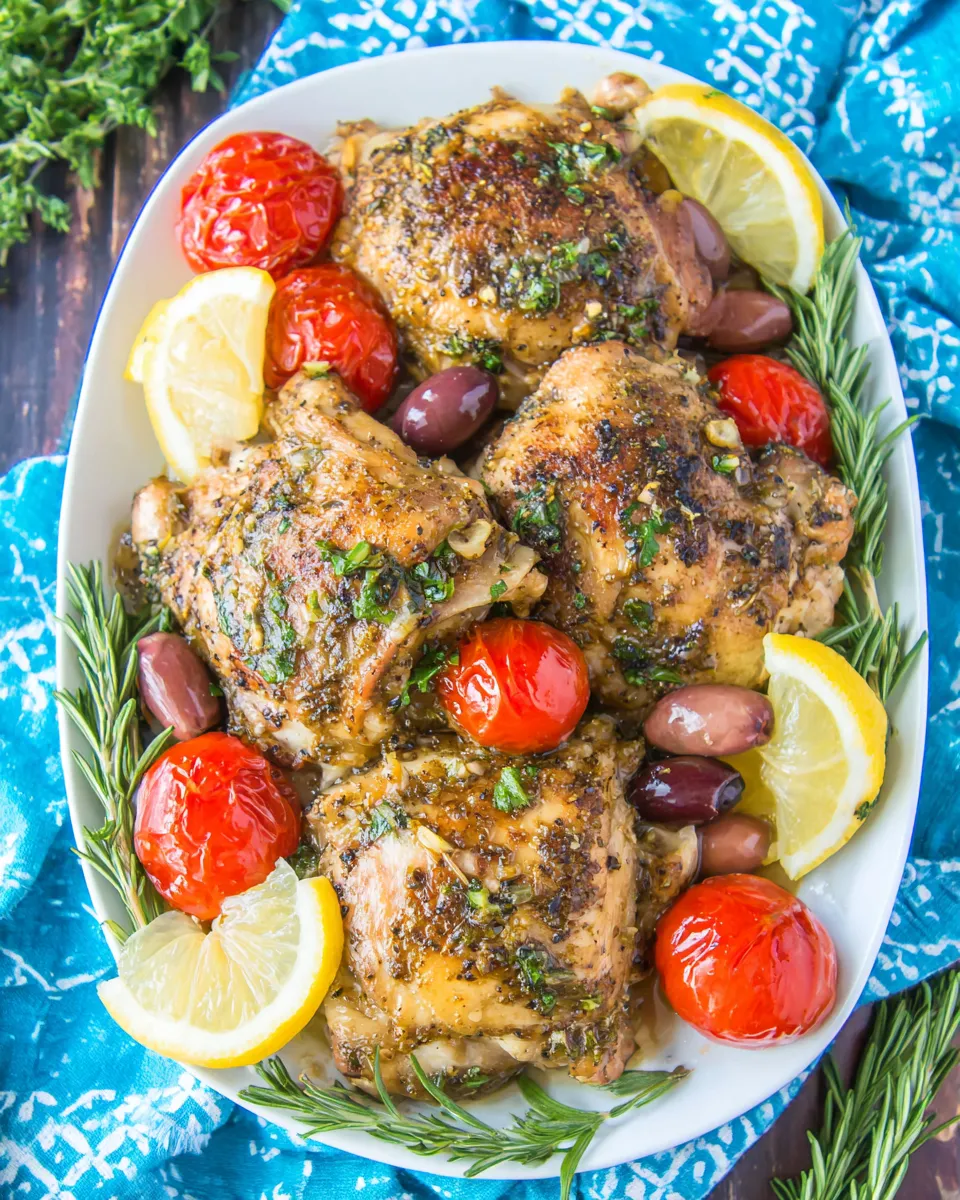 Delicious Easy Greek Chicken dish photo