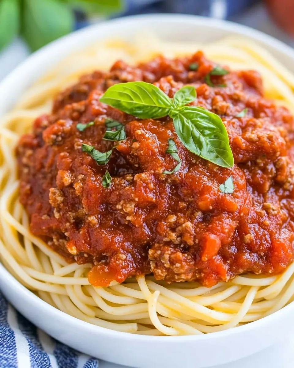 Classic Easy Homemade Spaghetti Sauce image