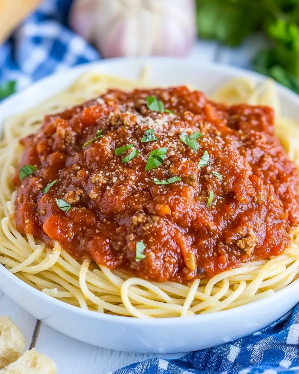 Easy Easy Homemade Spaghetti Sauce recipe photo