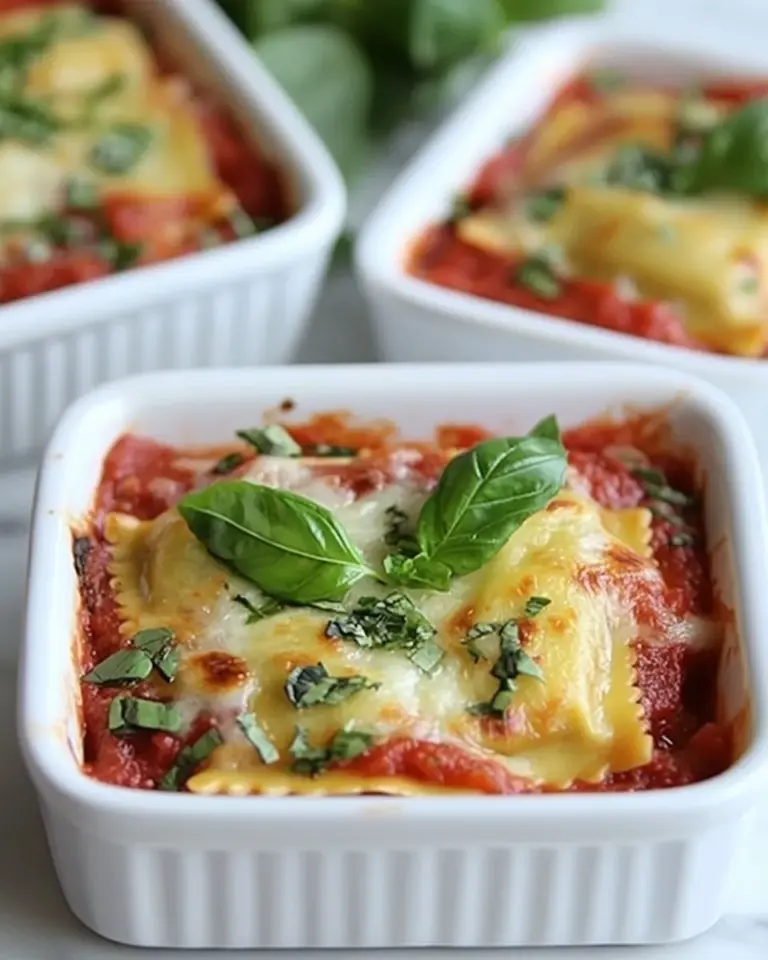 Homemade Easy Individual Ravioli Lasagnas Recipe photo