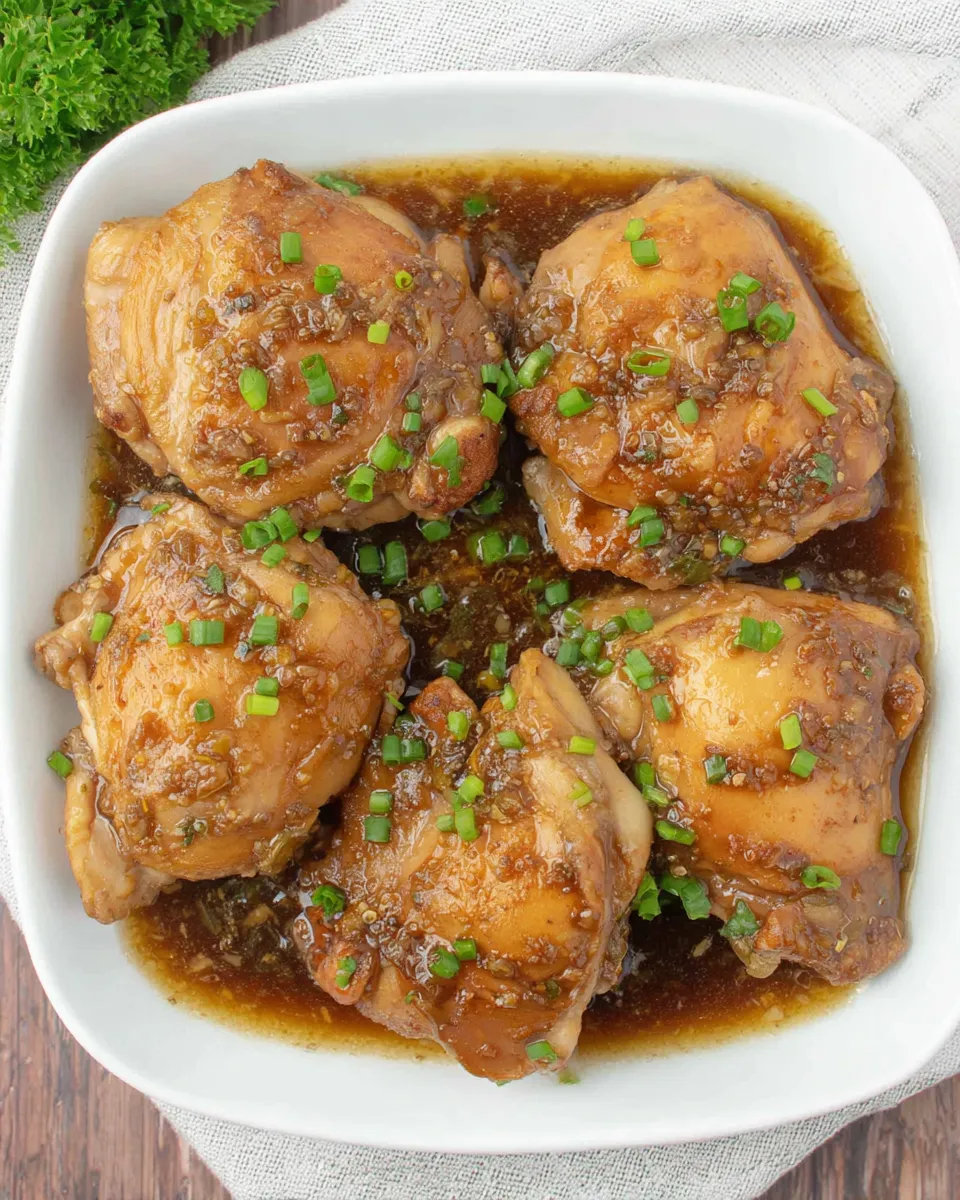 Delicious Easy Instant Pot Chicken Adobo Recipe dish photo