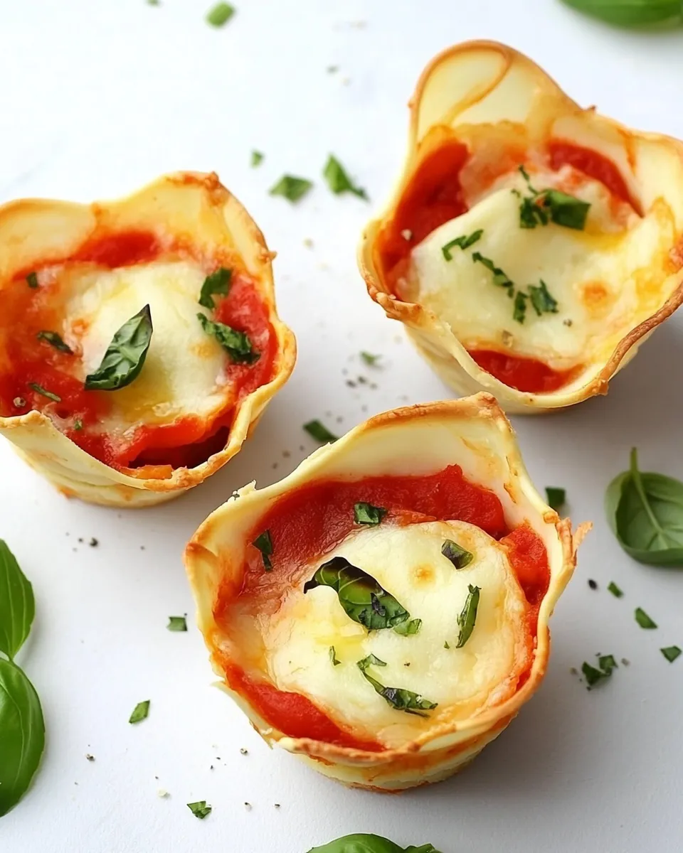 Classic Easy Italian Lasagna Cups image