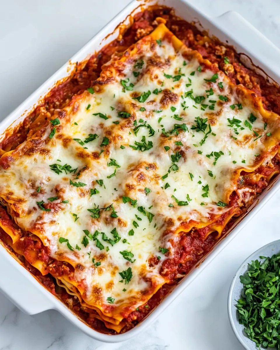 Quick Easy Lasagna Recipe dish photo