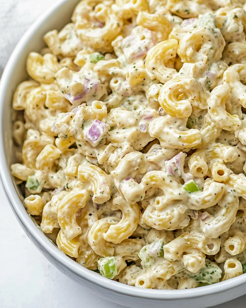 Homemade Easy Macaroni Salad photo