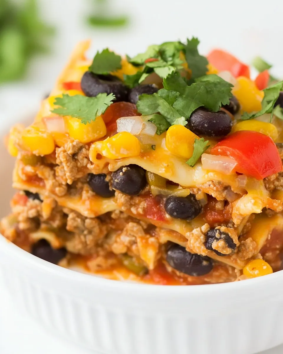 Delicious Easy Mexican Lasagna recipe image