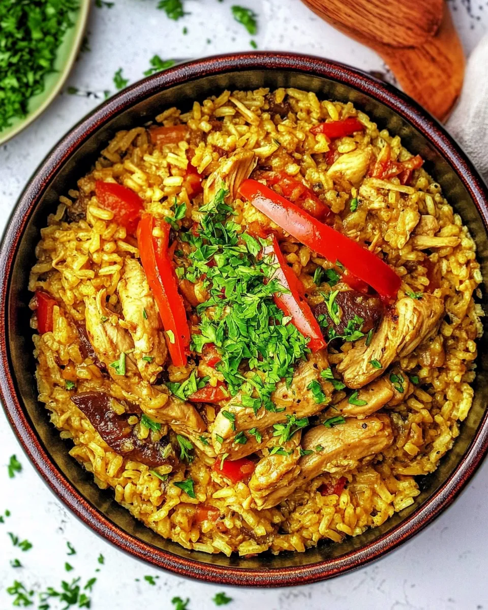 Classic Easy One-Pot Chicken & Rice Dinner image
