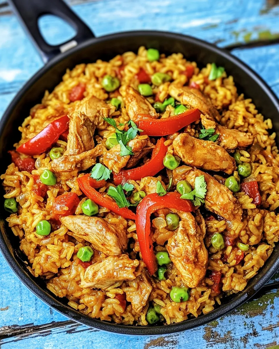 Delicious Easy One-Pot Chicken & Rice Dinner plate image
