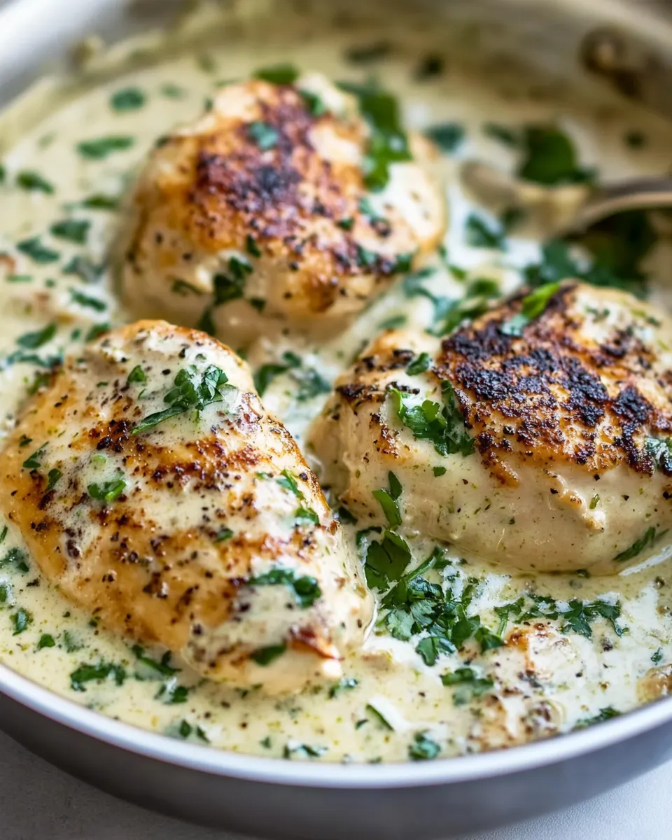 Classic Easy One Skillet Creamy Cilantro Lime Chicken image