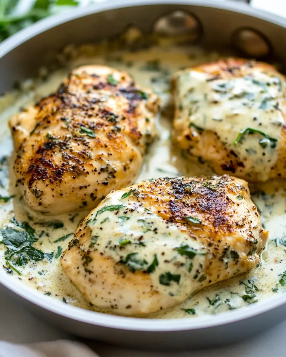 Easy Easy One Skillet Creamy Cilantro Lime Chicken recipe photo