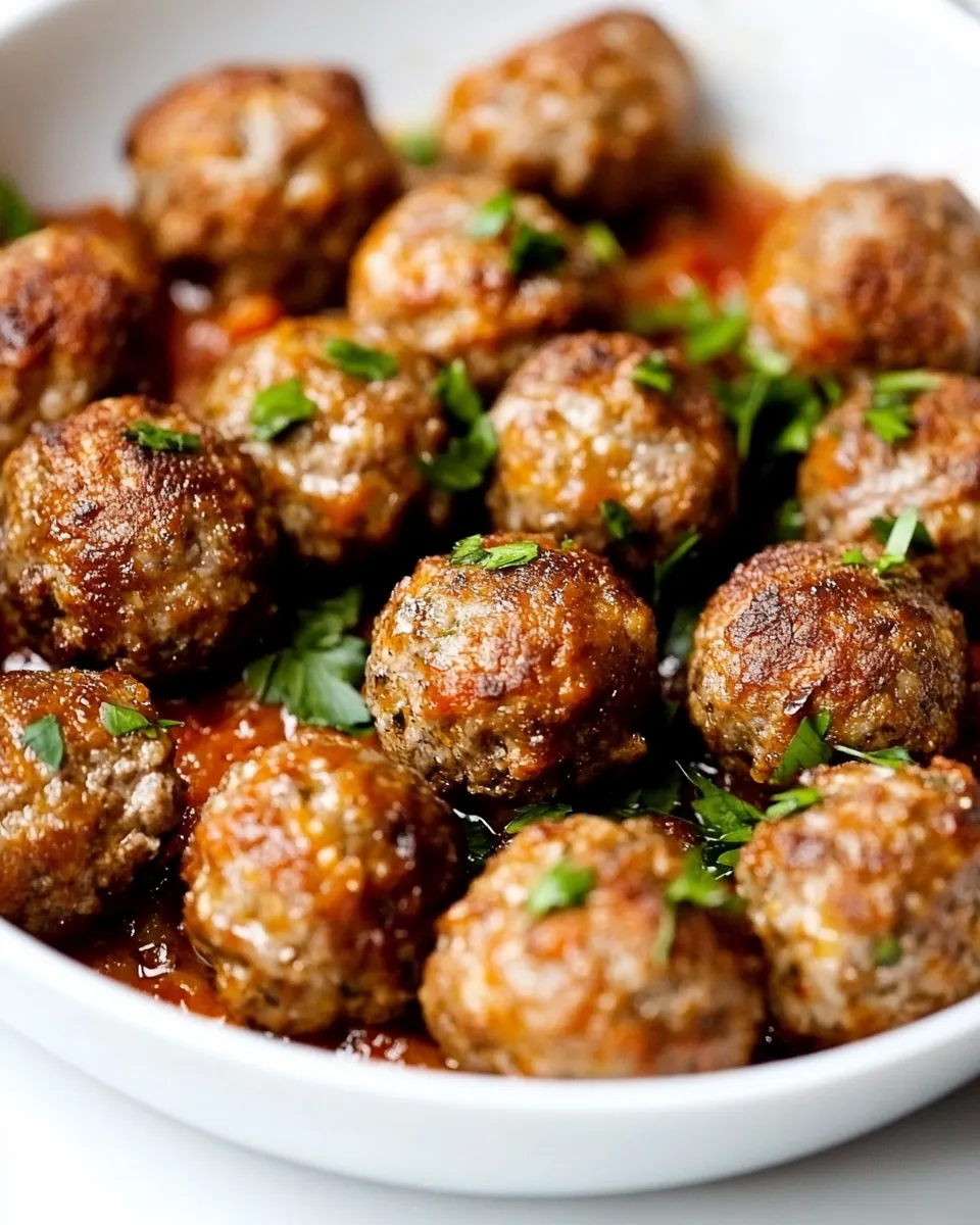 Homemade Easy Oven Baked Meatballs photo