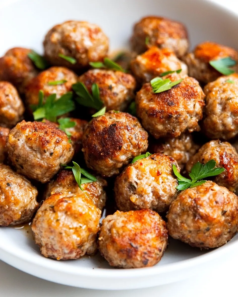 Classic Easy Oven Baked Meatballs image