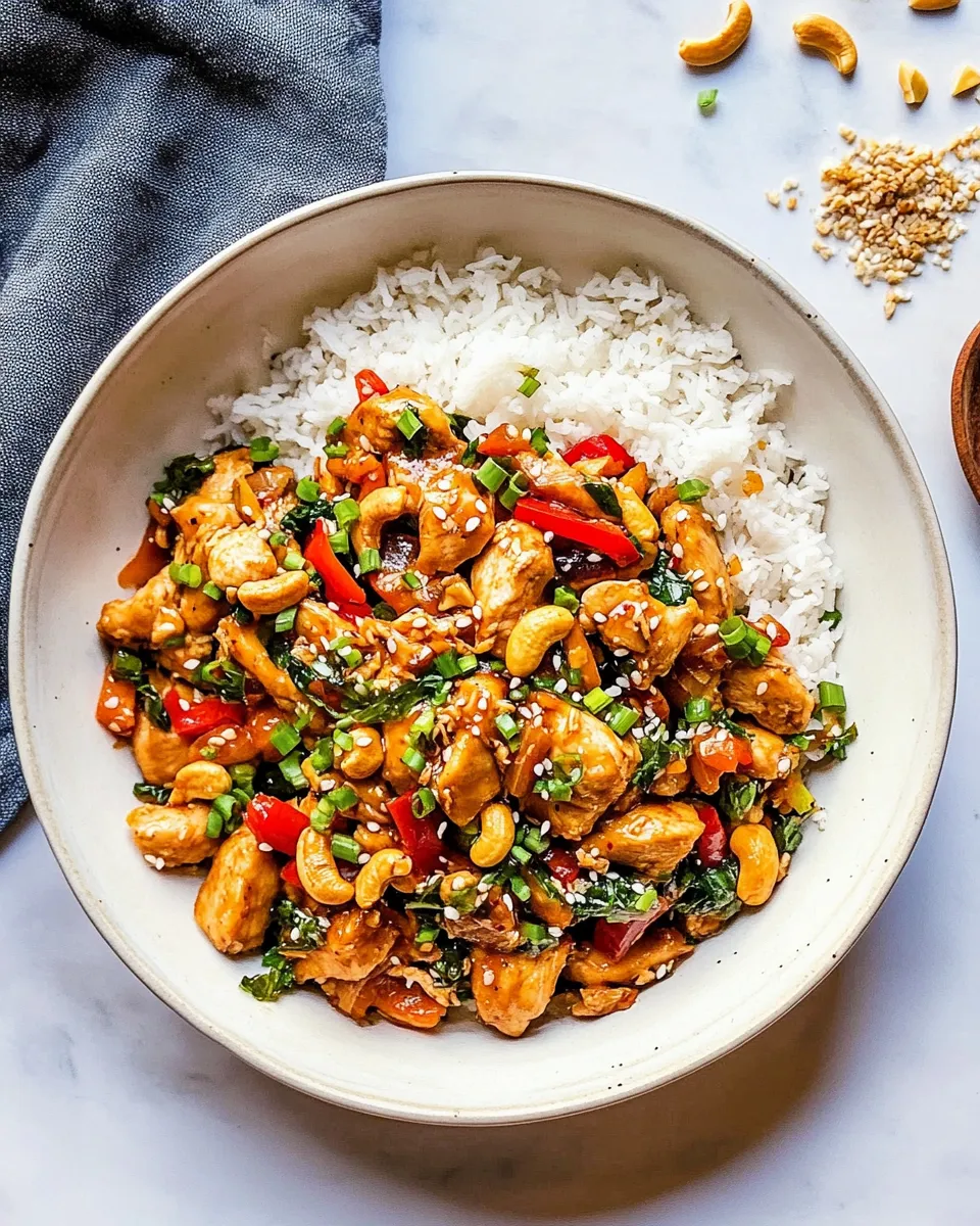 Easy Easy Paleo Cashew Chicken Stir-Fry picture