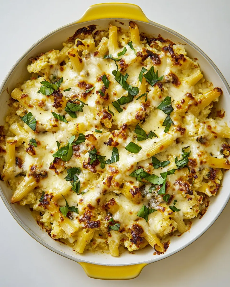 Classic Easy Roasted Cauliflower Baked Ziti image