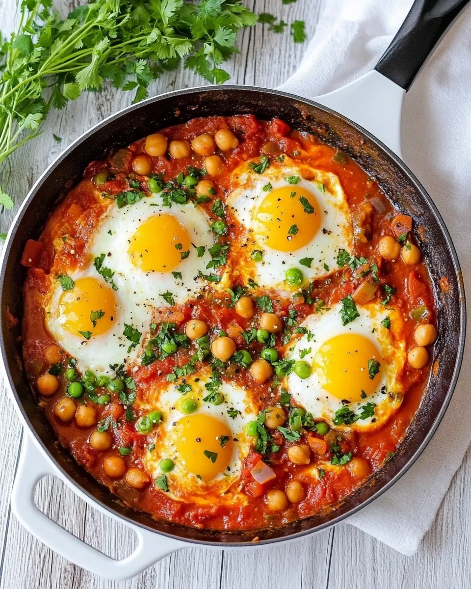 Homemade Easy Shakshuka with Chickpeas photo