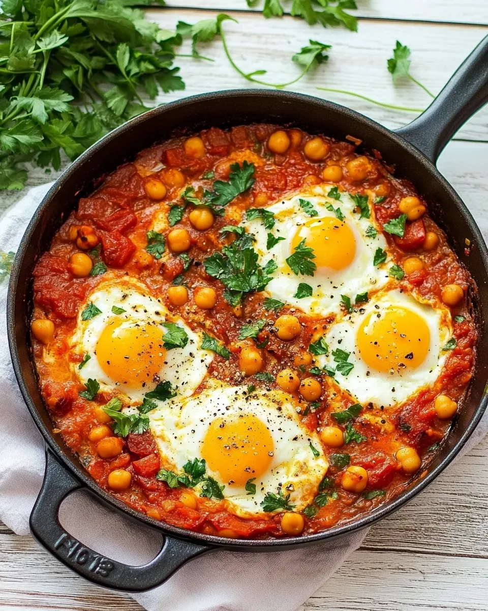 Easy Easy Shakshuka with Chickpeas recipe photo
