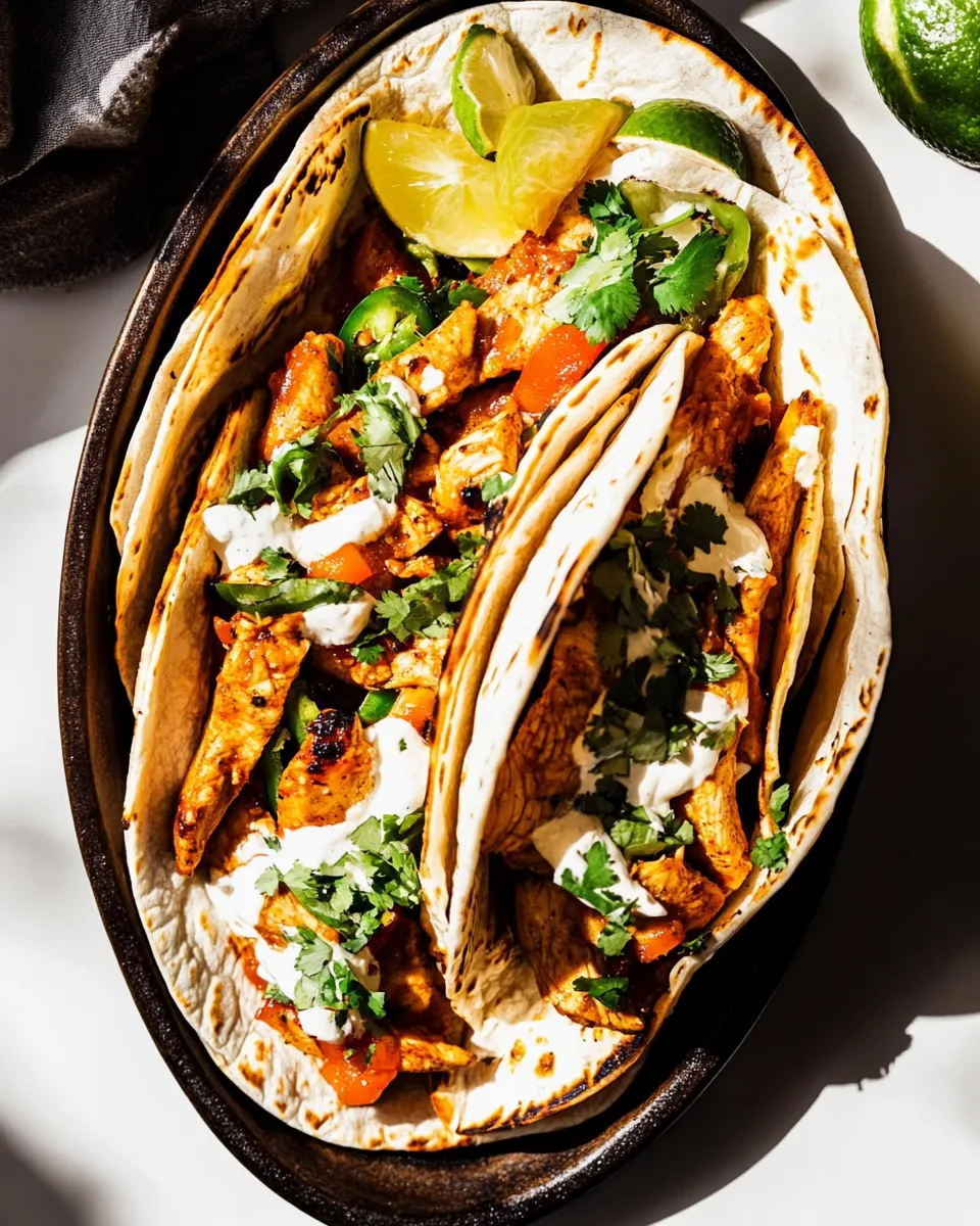 Delicious Easy Sheet Pan Chicken Fajitas. recipe photo