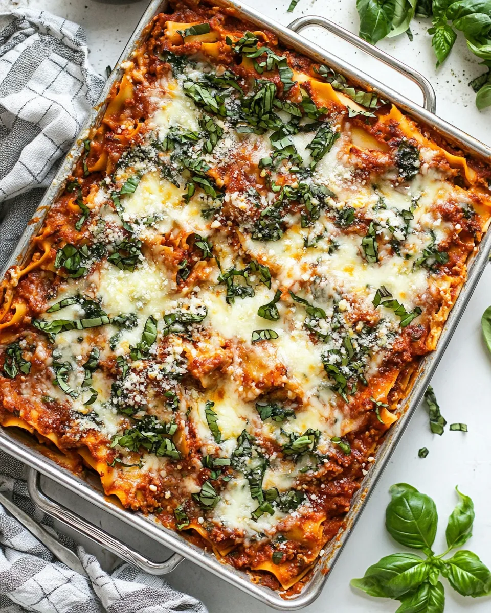Classic Easy Sheet Pan Lasagna image