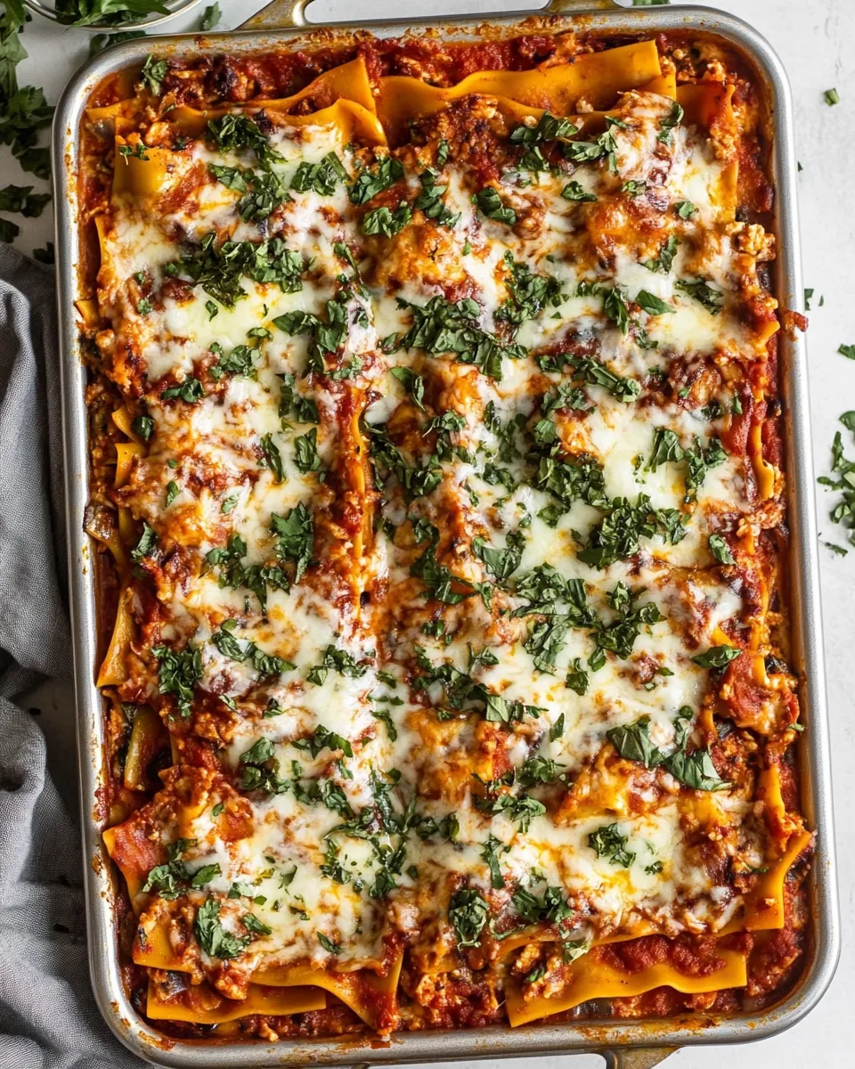 Delicious Easy Sheet Pan Lasagna dish photo