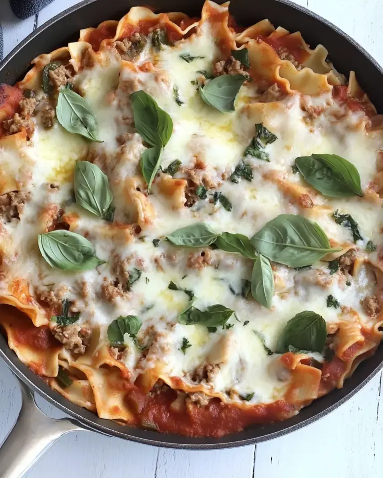 Homemade Easy Skillet Lasagna photo