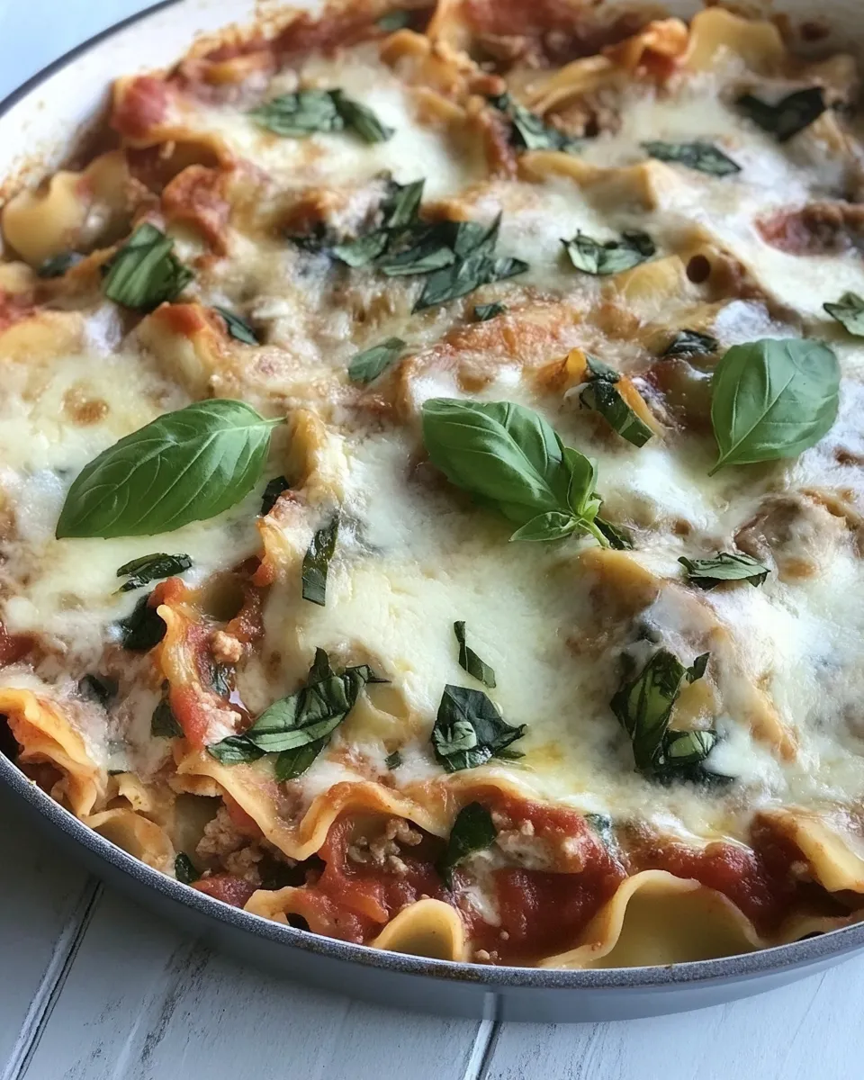Delicious Easy Skillet Lasagna recipe photo