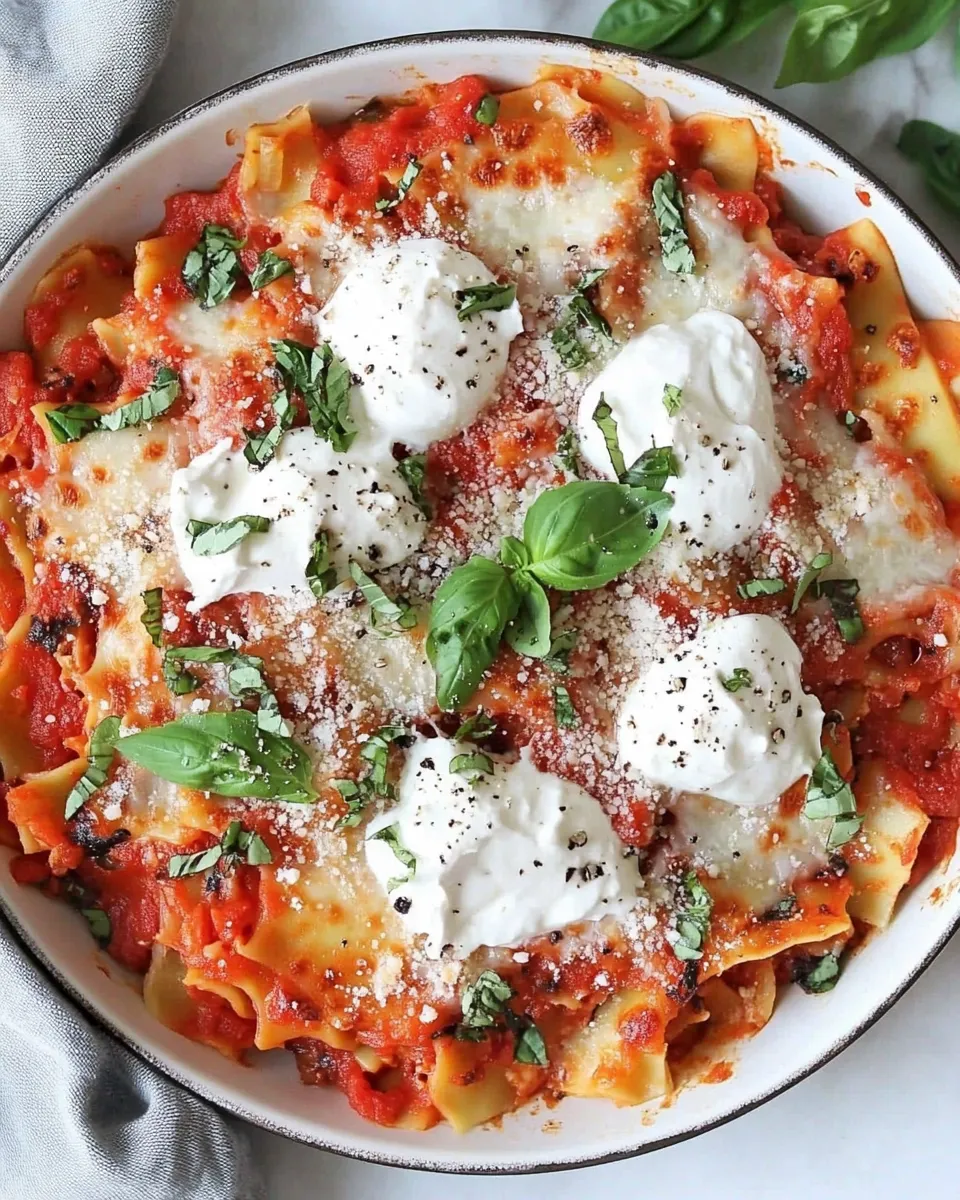 Classic Easy Skillet Vegetable Lasagna image