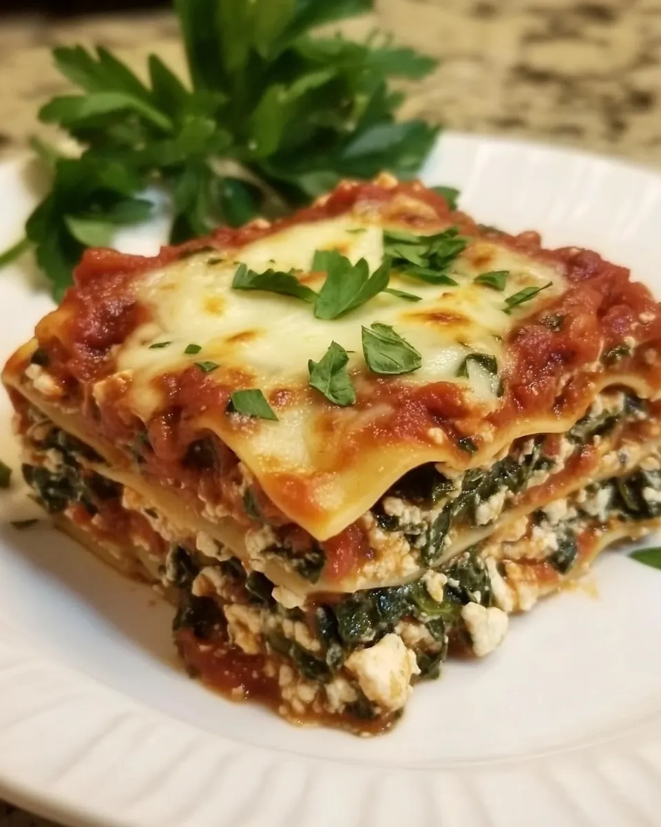 Classic Easy Spinach Lasagna image