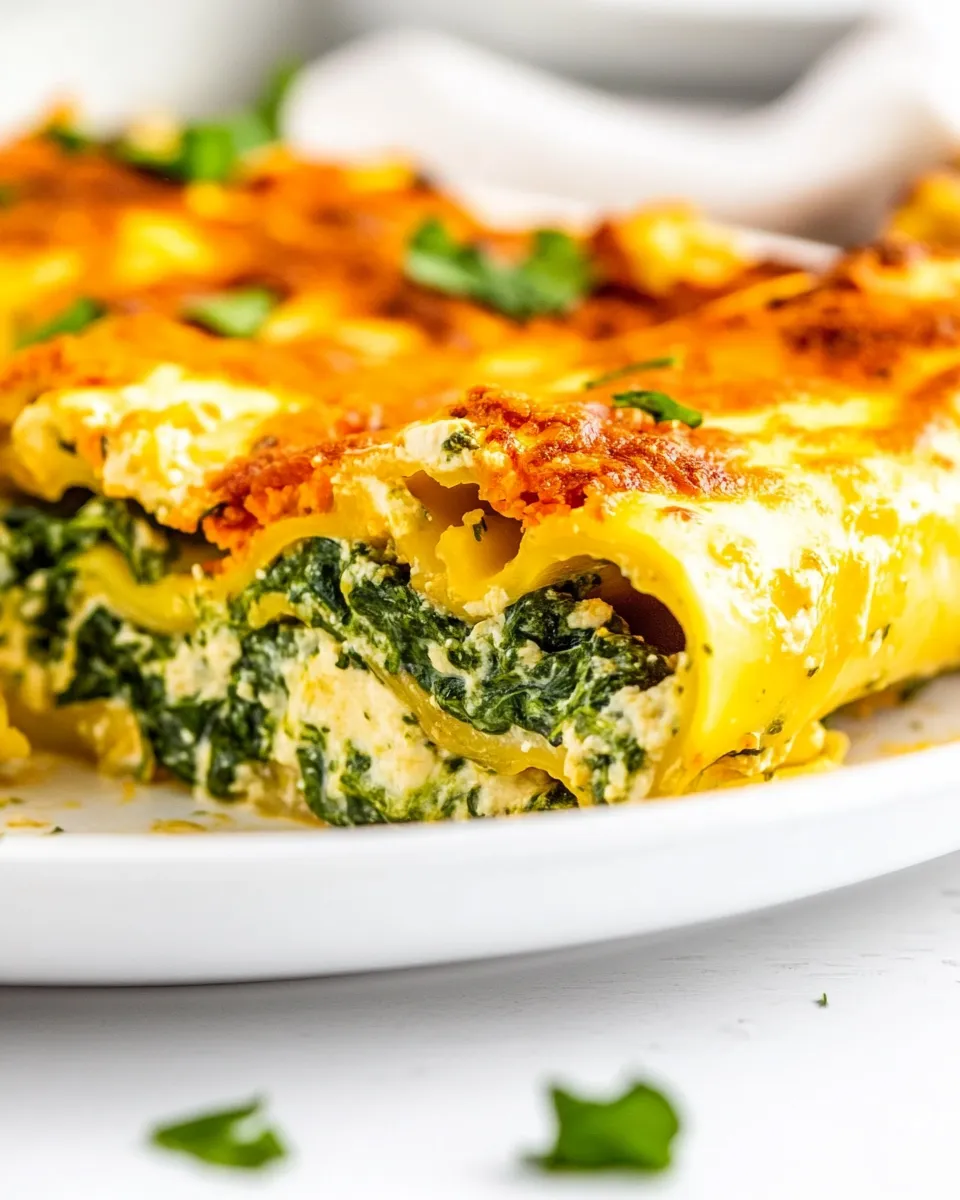 Easy Easy Spinach Manicotti Recipe (No Boil Noodles) picture
