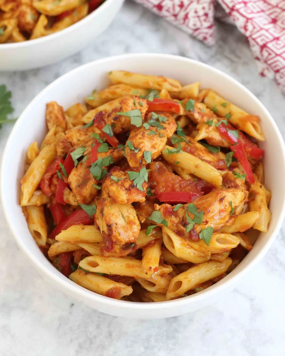 Homemade Fajita Chicken and Enchilada Pasta recipe photo
