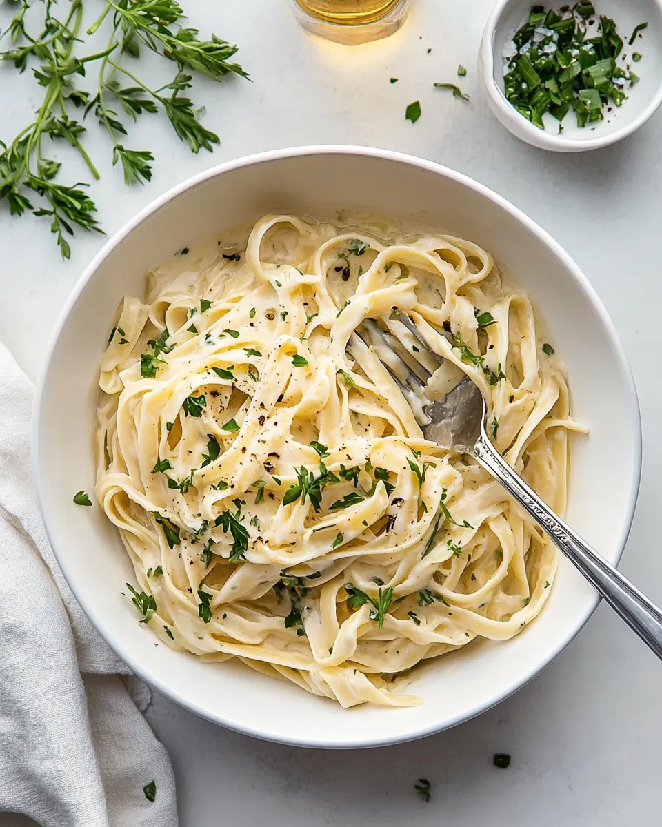 Classic Fettuccine Alfredo image