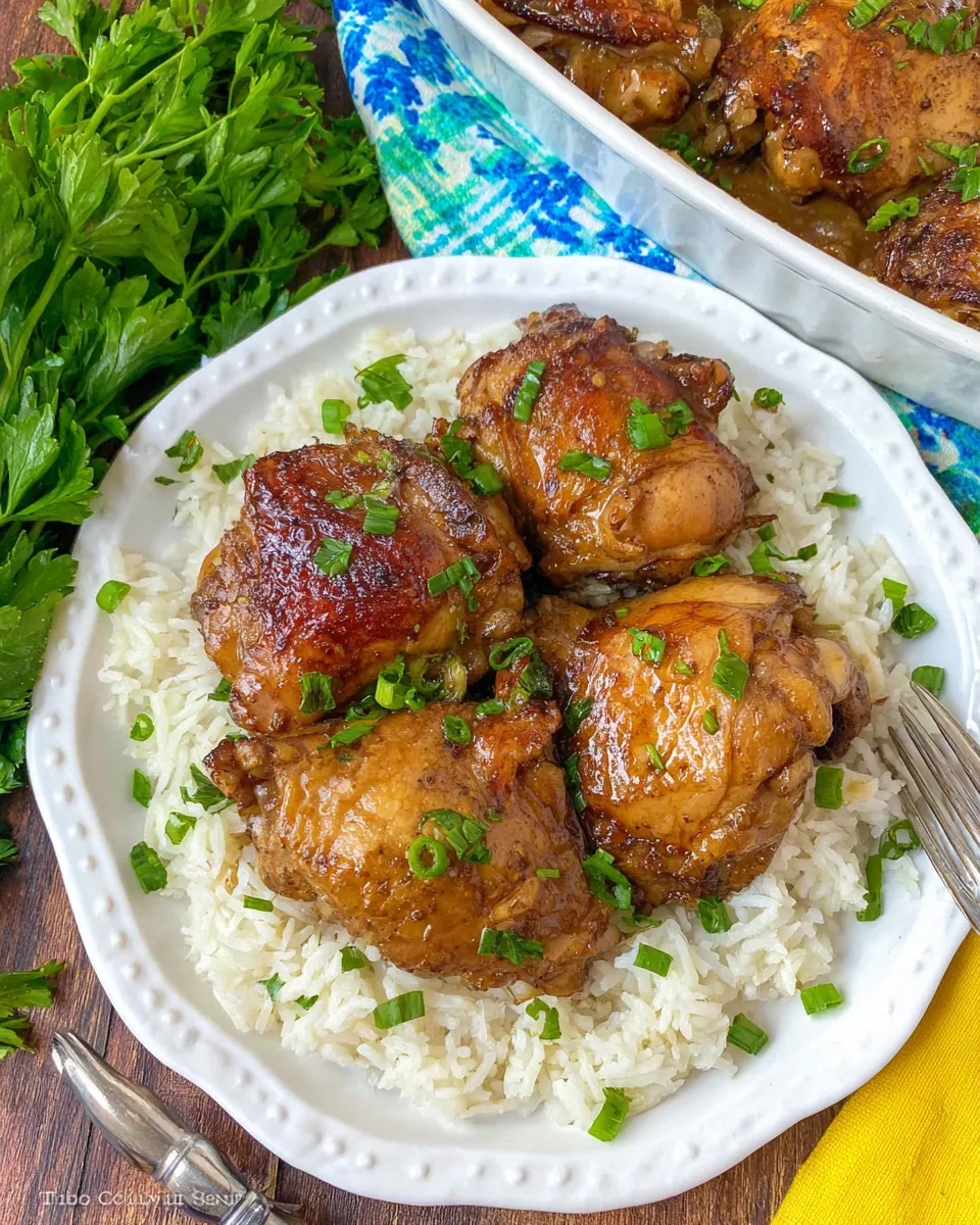 Homemade Filipino Chicken Adobo Recipe photo