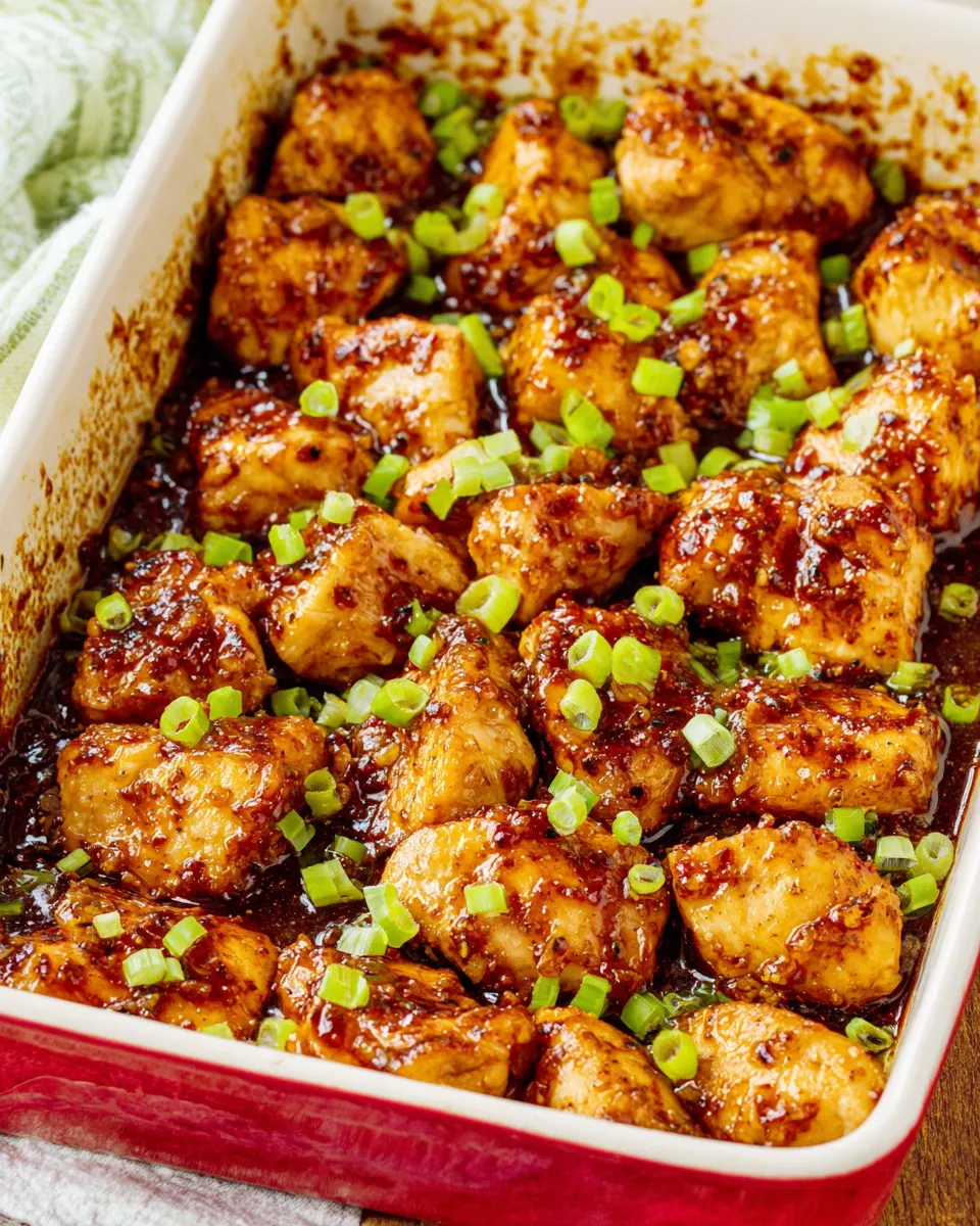 Easy Firecracker Chicken food shot