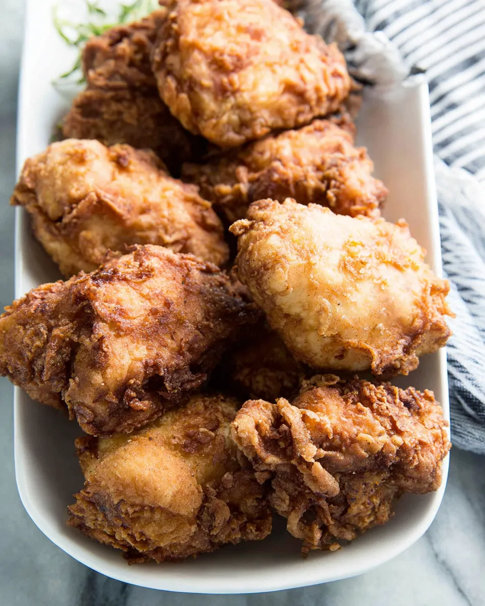 Easy French Fried Chicken food shot