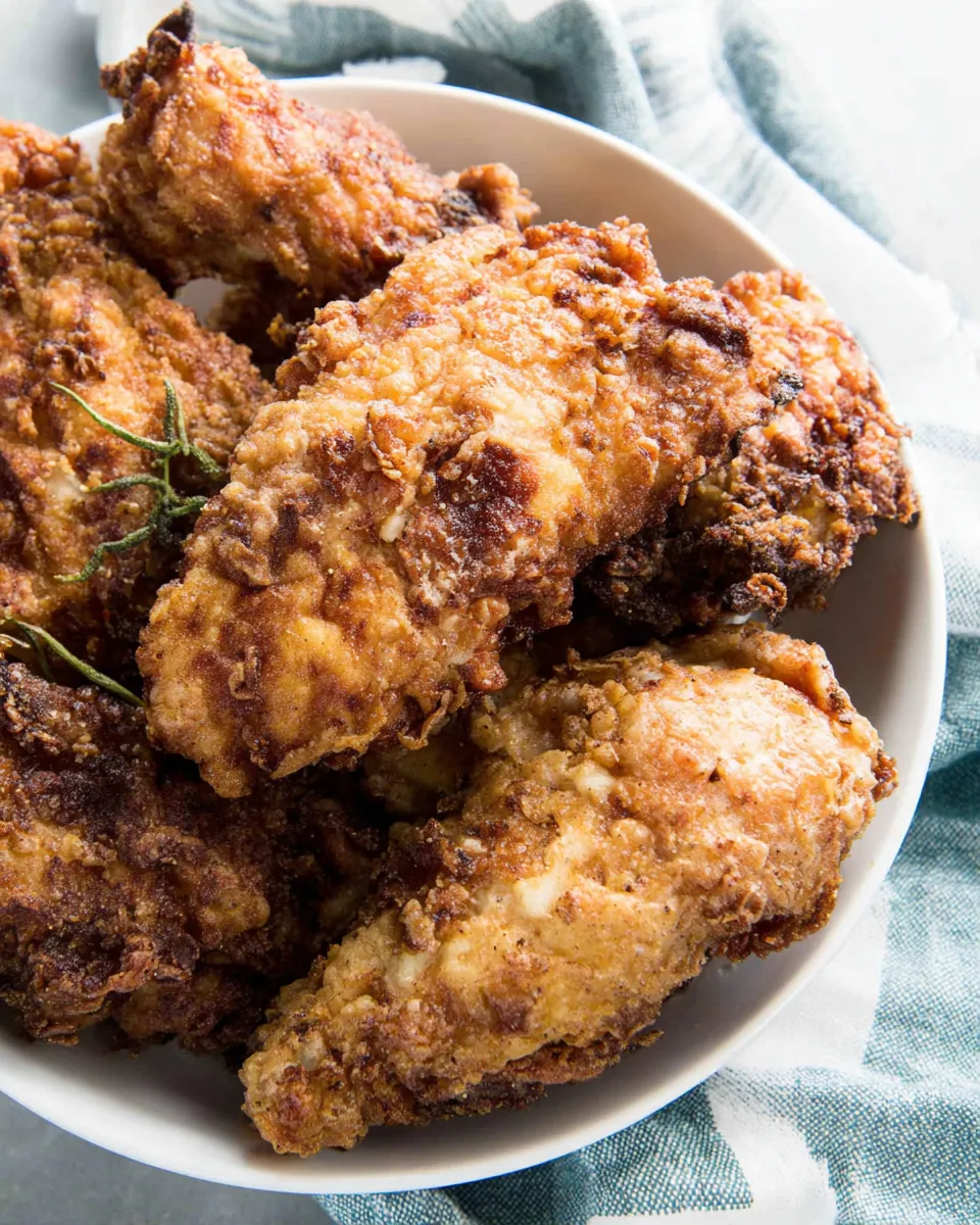 Delicious French Fried Chicken plate image