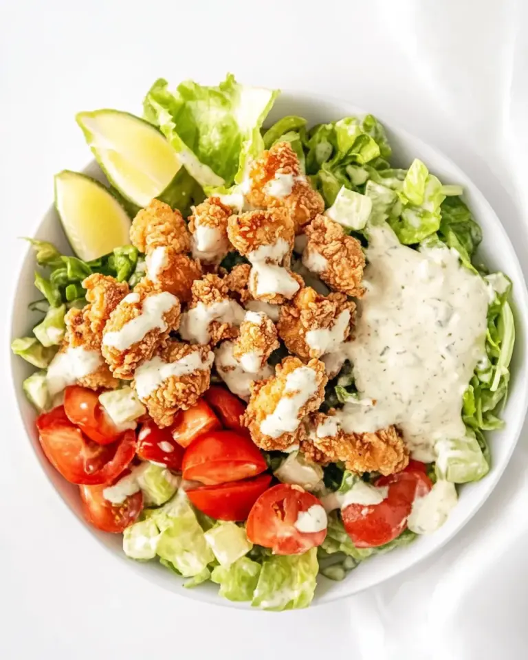 Homemade Fried Chicken Salad photo