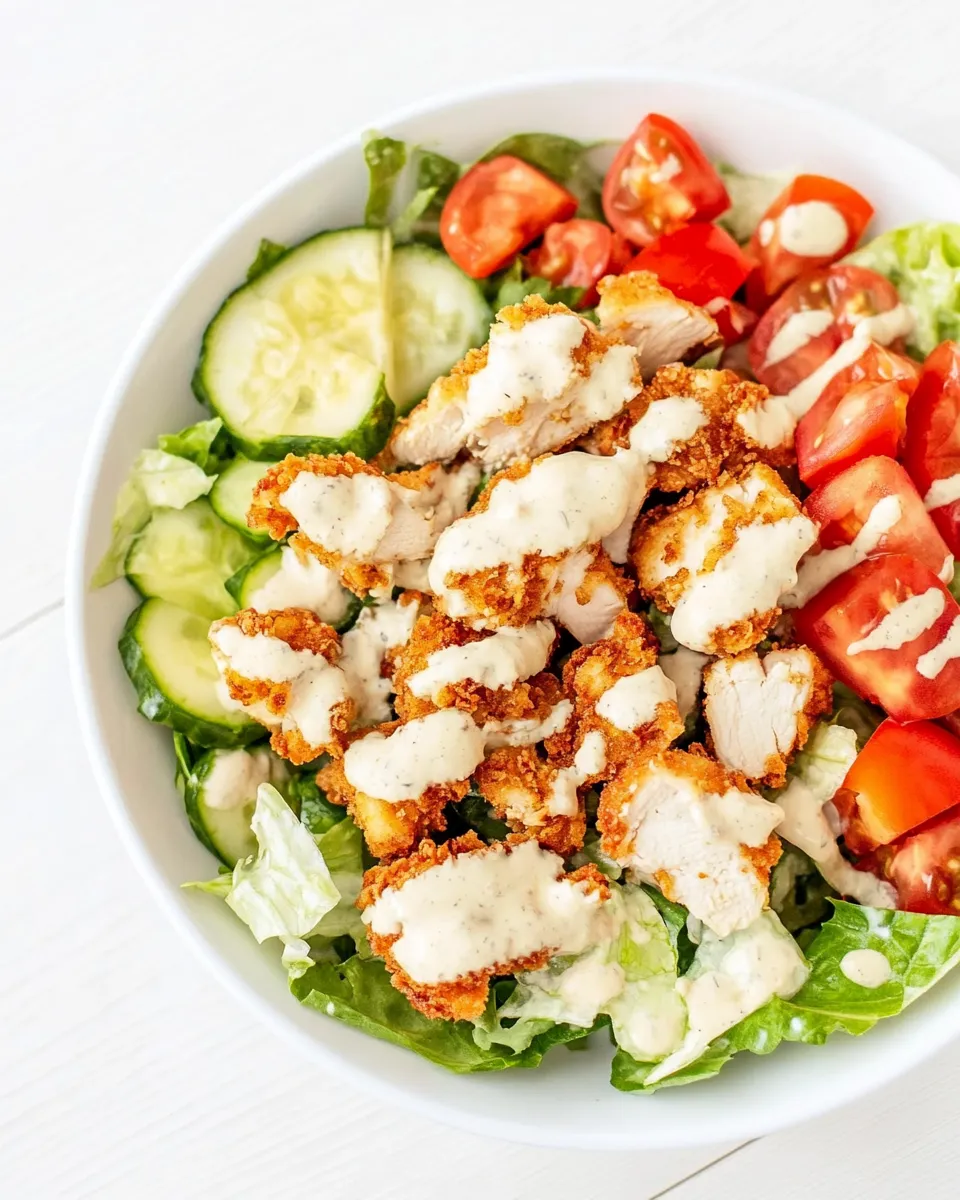 Classic Fried Chicken Salad image