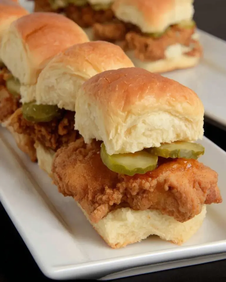 Homemade Fried Chicken Sliders photo