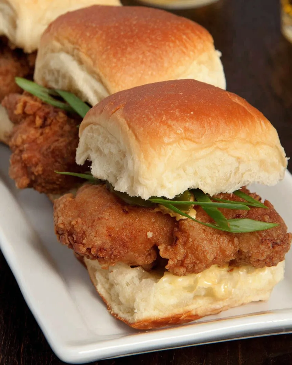 Delicious Fried Chicken Sliders dish photo