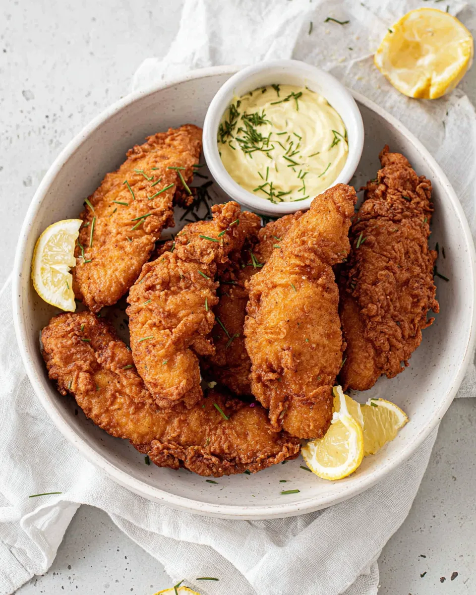 Classic Fried Chicken Tenders Recipe image