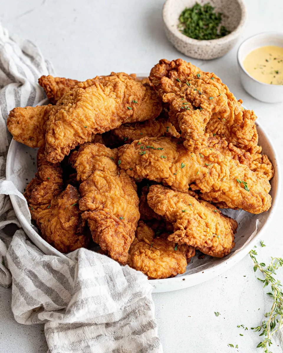 Delicious Fried Chicken Tenders Recipe dish photo
