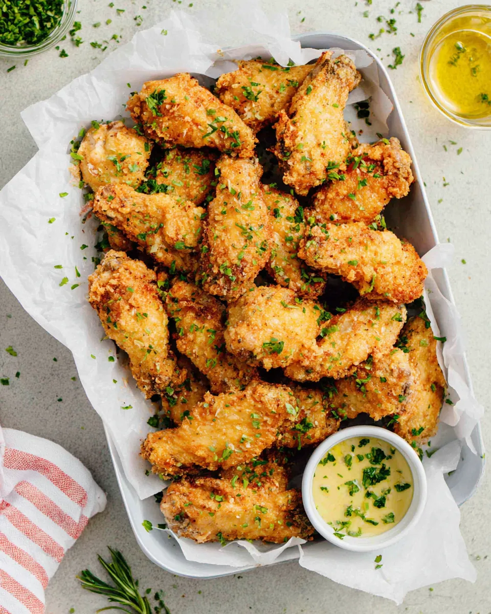 Classic Fried Chicken Wings Recipe image