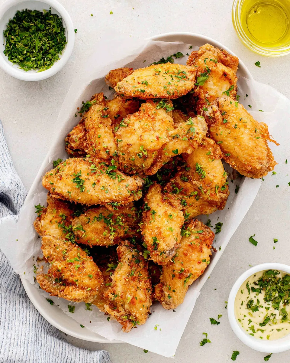 Easy Fried Chicken Wings Recipe recipe photo