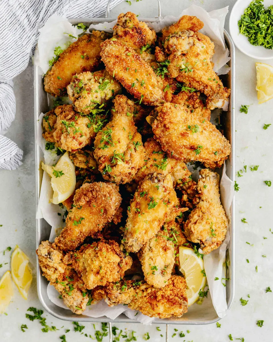 Delicious Fried Chicken Wings Recipe dish photo