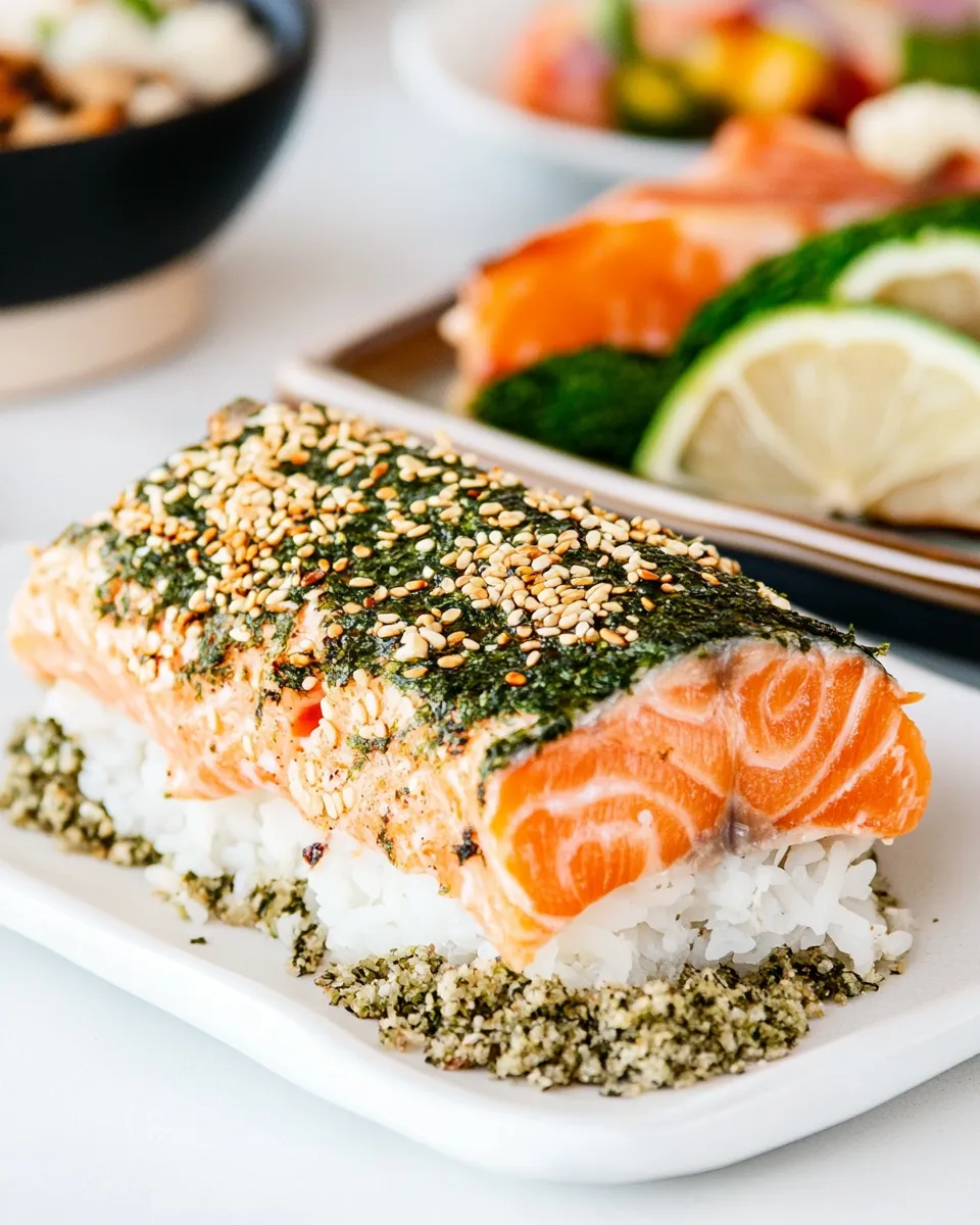 Delicious Furikake Salmon dish photo