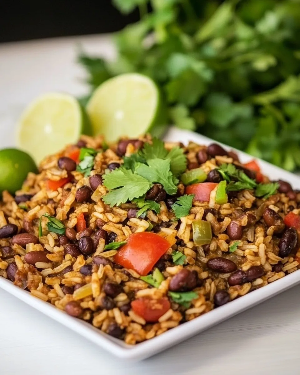 homemade Gallo Pinto (Costa Rican Beans and Rice) photo