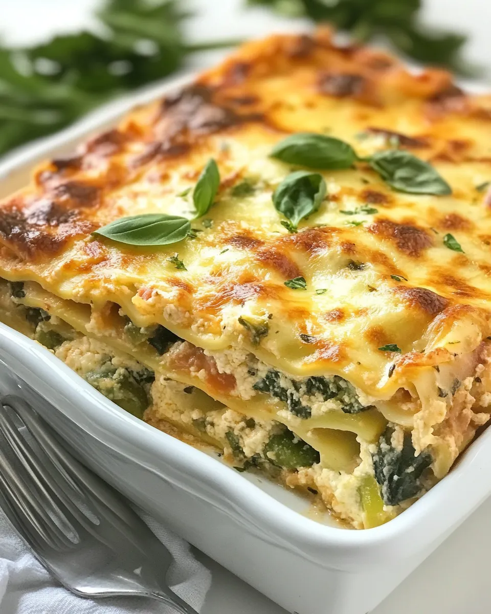 Easy Garden Vegetable Lasagna recipe photo